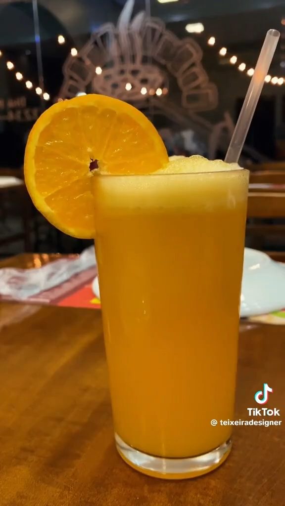 Suco natural de laranja